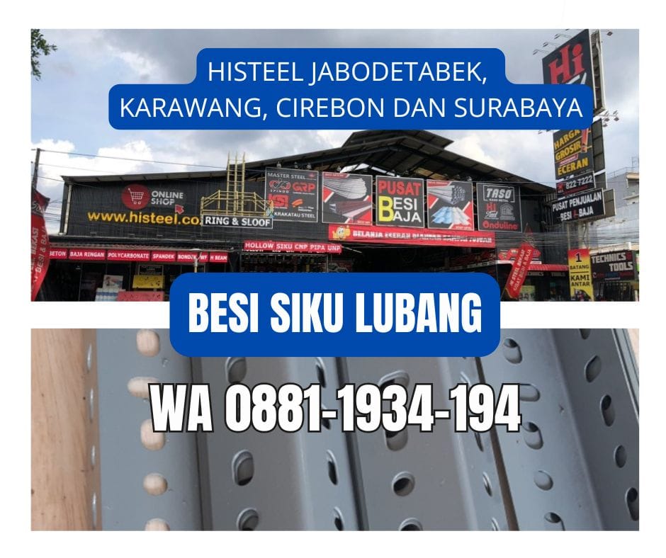 Jual Besi Siku Lubang