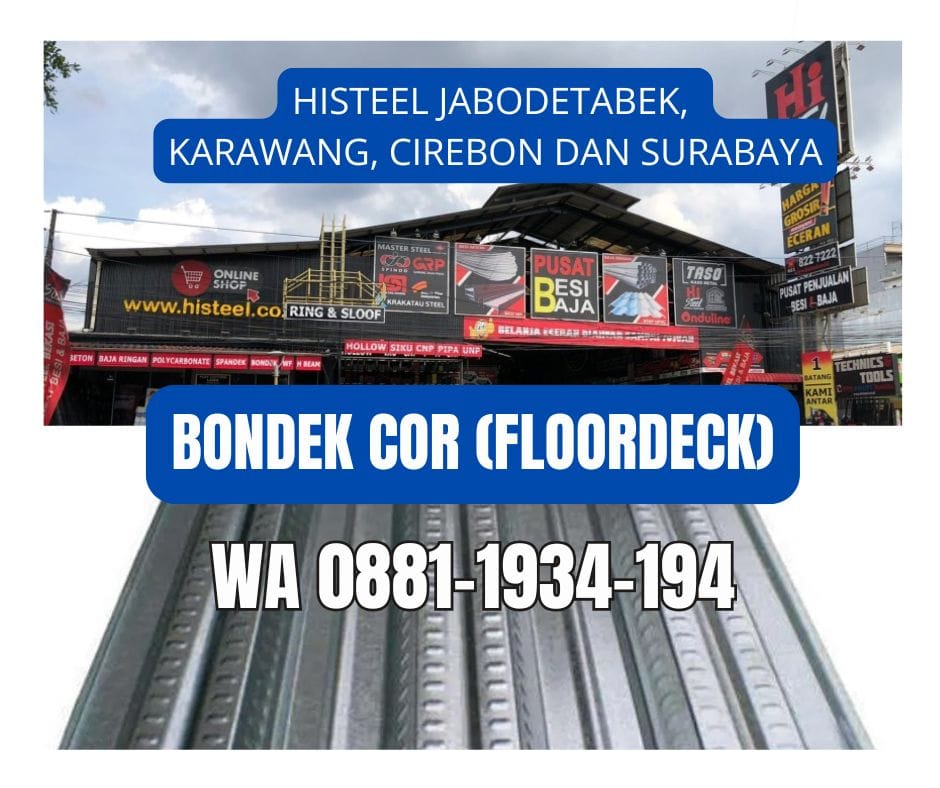 Jual Bondek Cor 5 Meter