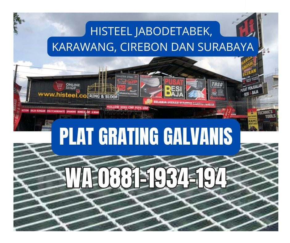 Jual Plat Grating Galvanis