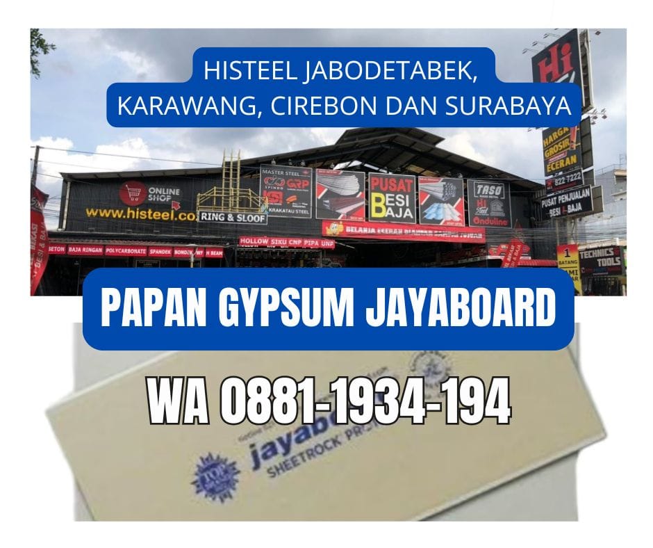 Keunggulan Papan Gypsum Jayaboard