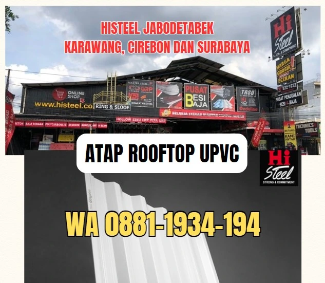 Jual Atap Rooftop UPVC di Cirebon