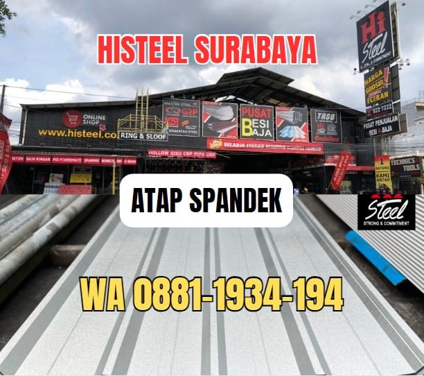 Jual Atap Spandek Zincalume di Surabaya