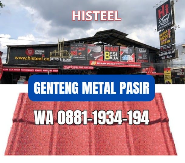 Jual Genteng Metal Pasir di Bekasi