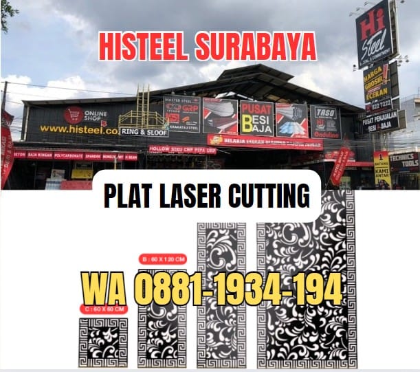 Jual Plat Laser Cutting di Surabaya