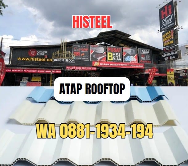 Jual Atap Rooftop UPVC di Bekasi