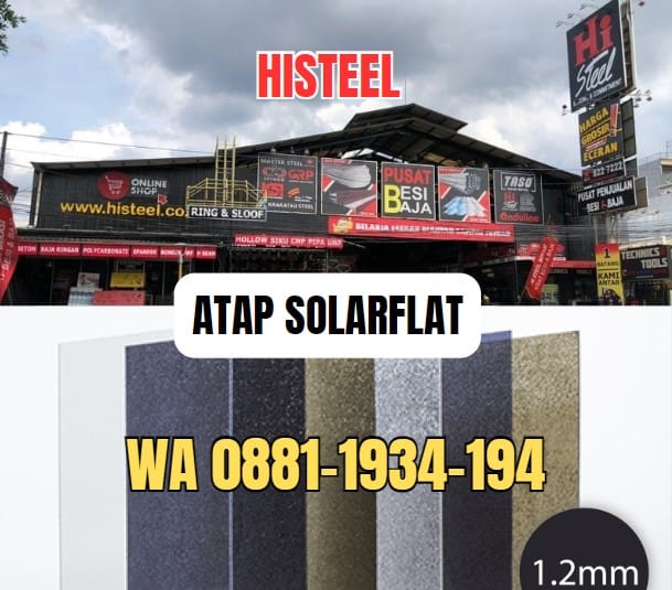 Jual Atap Solarflat di Bekasi