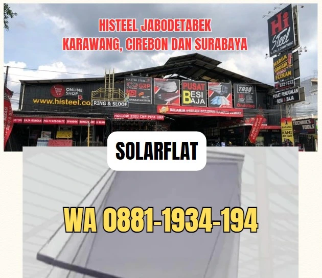 Jual Atap Solarflat di Cirebon