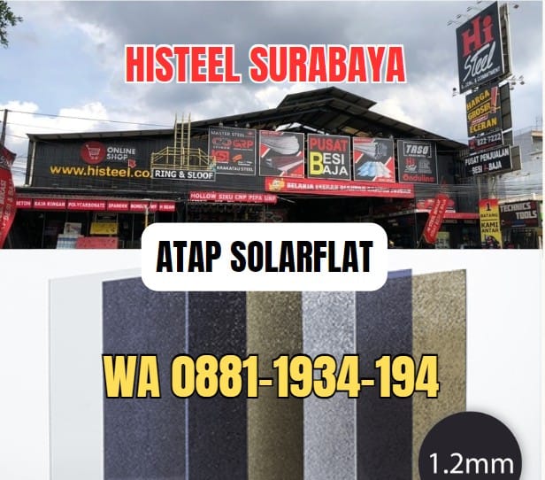 Jual Atap Solarflat di Surabaya