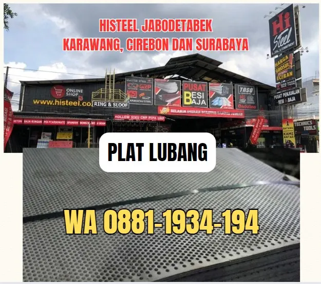 Jual Plat Lubang Stainless Steel Karawang