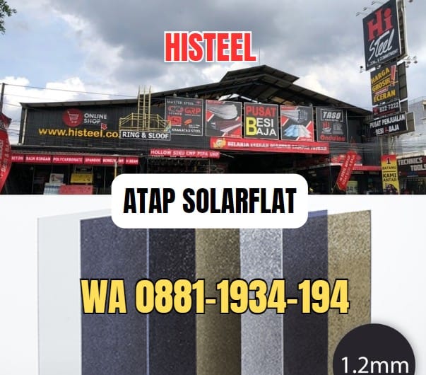 Jual Atap Solarflat di Jakarta Timur