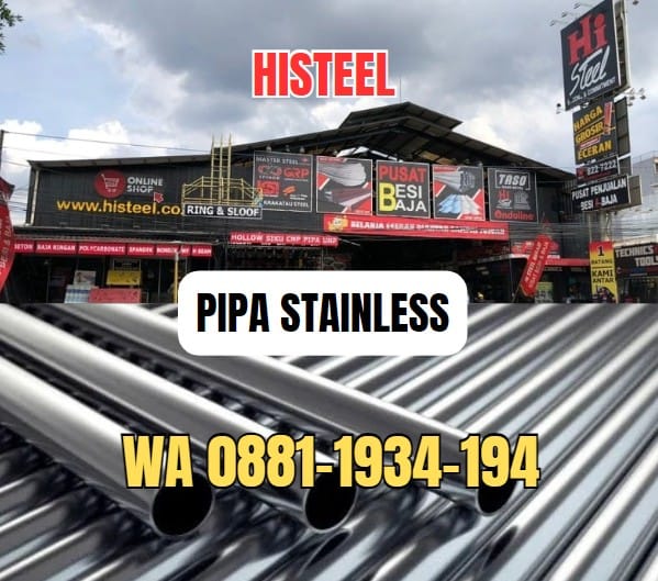 Harga Pipa Stainless Steel Tangerang Terbaru