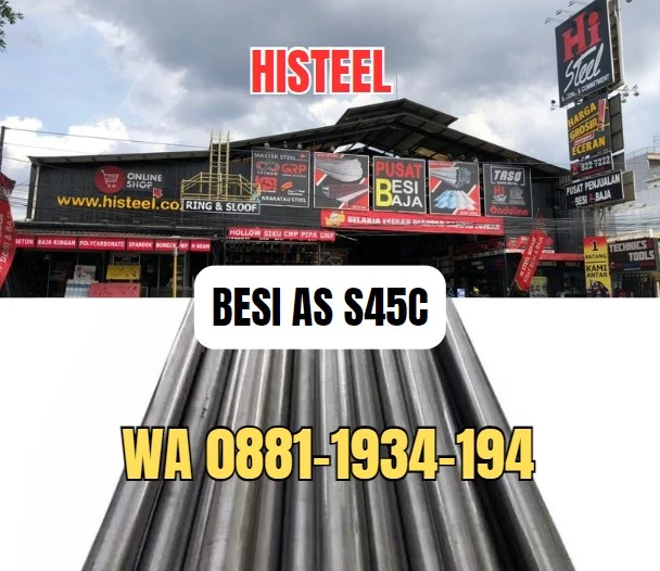 Jual Besi Assental AS S45C di Bogor