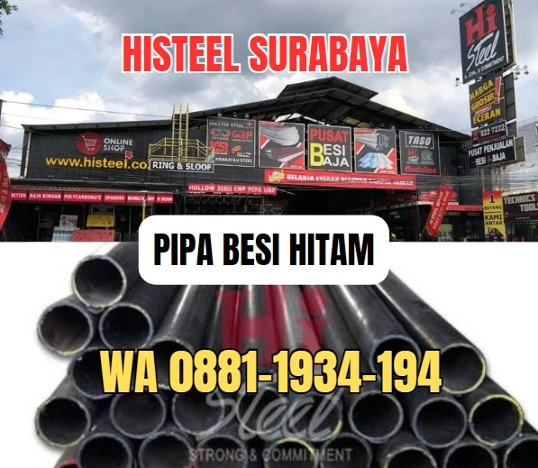 Jual Pipa Besi Hitam di Lombok NTB