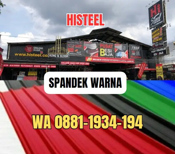 Jual Spandek Warna di Bekasi