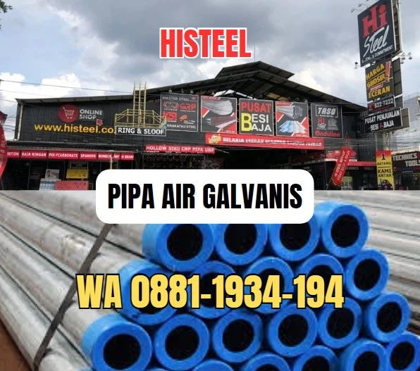 Jual Pipa Air Galvanis di Lombok NTB